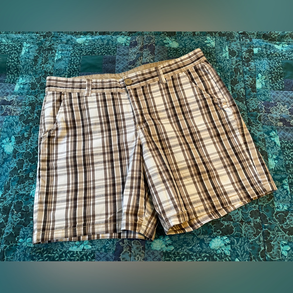 Faded Glory Plaid Shorts Women’s Size 14